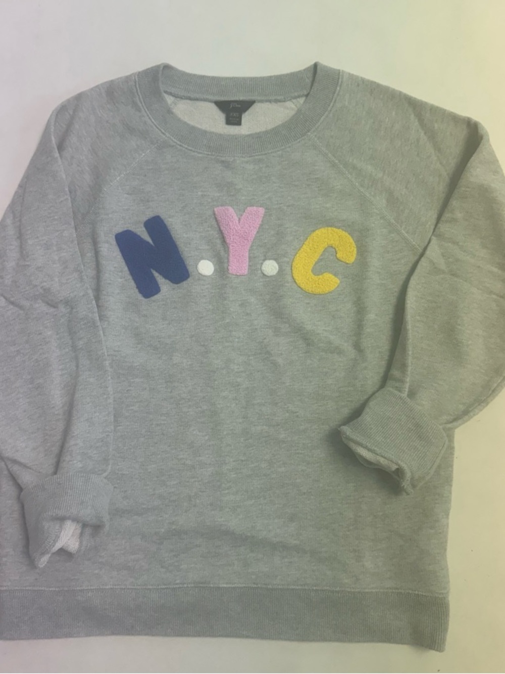 J. CREW Preppy Sweatshirt NWOT - Picture 9 of 10
